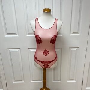 La Perla Red Bodysuit - One‎ Size - In Bag.